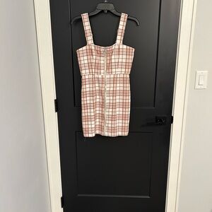 Forever 21 Red and White Plaid Dress
